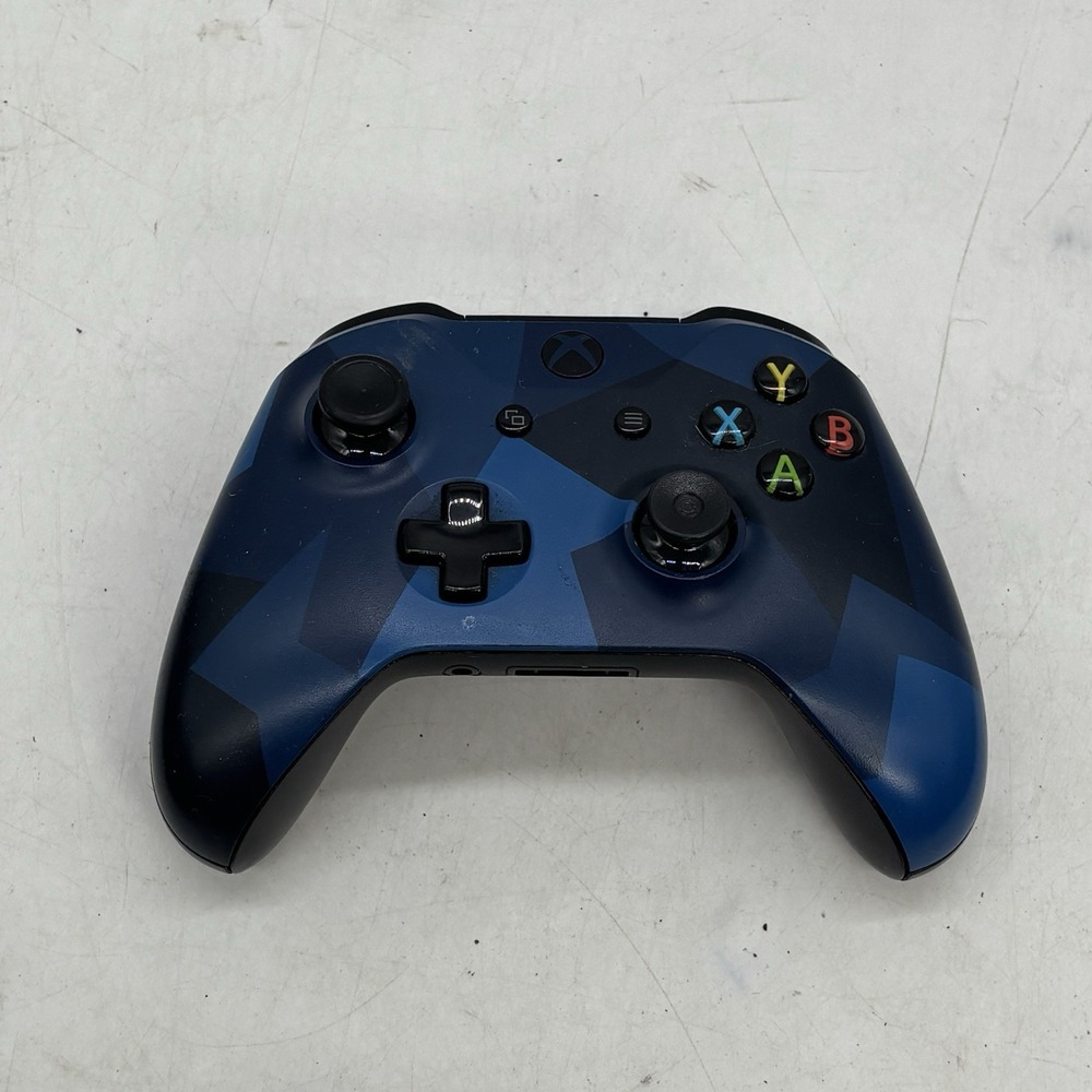 Microsoft Xbox One Wireless Controller Model 1708 Blue/Black Works Stick Drift